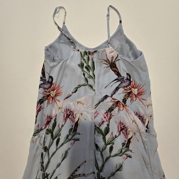 AllSaints Essey Senja Dress Viscose Shift V-neck  Sleeveless Size 2 - Picture 9 of 13